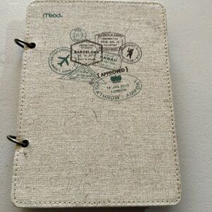 Travel memory keepsake book